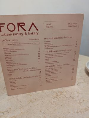  at Fora Artisan Pastry in Lisbon