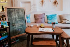 Our kid s room with air conditioning at Yuni Yupoun  in Luang Prabang