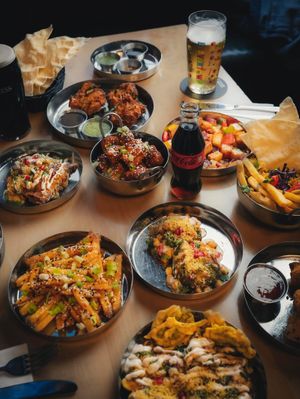 a selection from our menu at NOTTYBITES Street Food in Birmingham