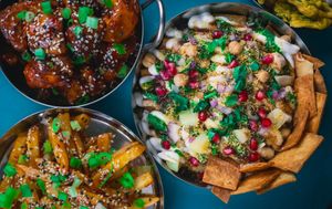 Paper Chaat at NOTTYBITES Street Food in Birmingham
