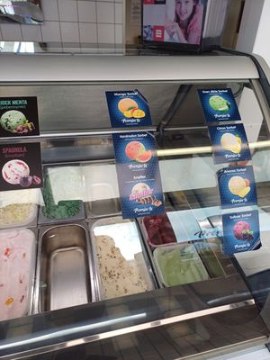 Sorbets at Havnekiosken Rømø in Roemoe