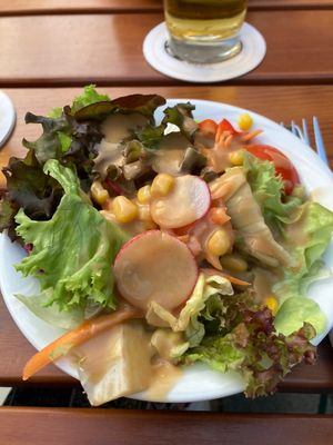 Beilagensalat mit veganem Dressing  at Klosterwirt Schönbrunn in Roehrmoos