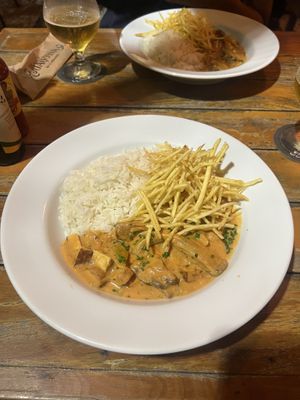 Vegan stroganoff   at Joaquina - Leme  in Rio De Janeiro