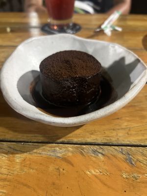 Chocolate dessert   at Joaquina - Leme  in Rio De Janeiro