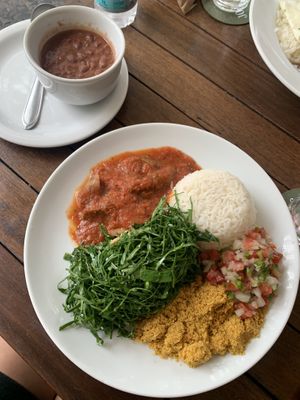 Vegan plate  at Joaquina - Leme  in Rio De Janeiro