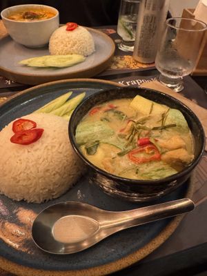 Curry with “adult” level of spice. So good    at Krapook Khao in Sao Paulo