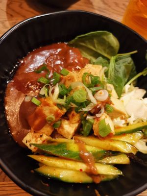 Korean BBQ tofu at Berns Asiatiska in Stockholm