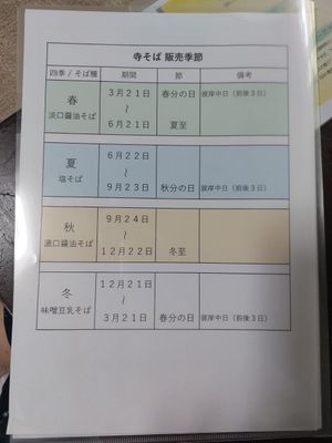 Seasonal Ramen at Hozoin Terasoba 宝蔵院 寺そば in Uji