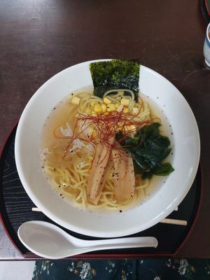 Ramen (600¥) at Hozoin Terasoba 宝蔵院 寺そば in Uji