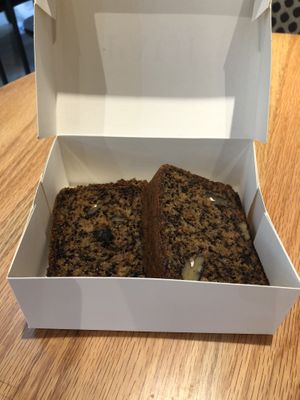  Vegan banana bread slices  at Paul - Al Wahda Mall in Abu Dhabi