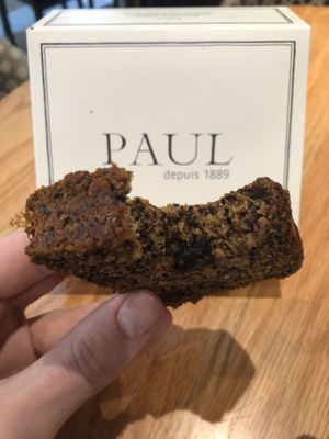 Vegan banana bread  at Paul - Al Wahda Mall in Abu Dhabi