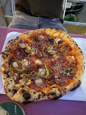 „Die Scharfe"  at Planty Pizza in Vienna