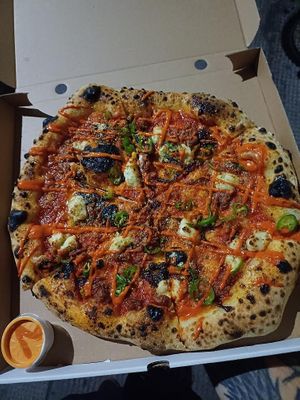 Die scharfe at Planty Pizza in Vienna