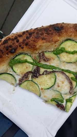 the one with zucchini at Planty Pizza in Vienna