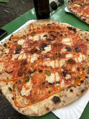 Scharfe  at Planty Pizza in Vienna