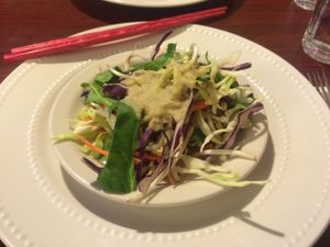 Salad at House of Tibet in Salt Lake City