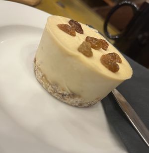 The famous rum and raisin cheesecake   at Hoochery Distillery in Kununurra