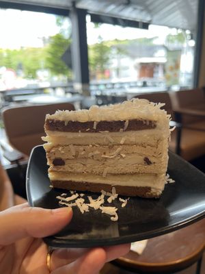 Vegan mocha cake   at Starbucks in Tanah Rata