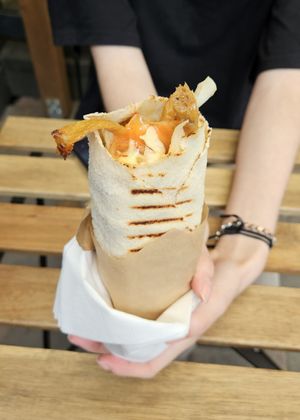 Kimichi kebab at Warzywina in Gdansk