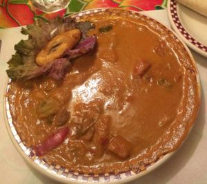 Mole amarillo at Red Iguana in Salt Lake City