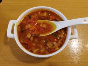 Minestrone at Veggie Chan - 베지찬 in Seoul