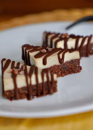 Coffee Brownie Bars at Raw Chef Carla in Miami