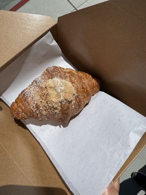 Peach cobbler croissant   at Twelvemonth Bakehouse in Burlingame