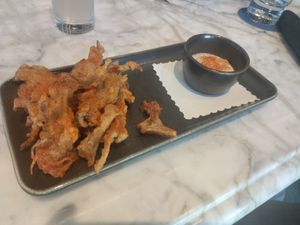 Mushrooms at Twelvemonth Bakehouse in Burlingame