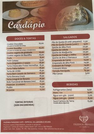   at Fazenda Paradiso Café in Rio De Janeiro