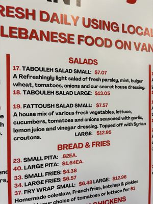   at BaBa Gannouj in Campbell River