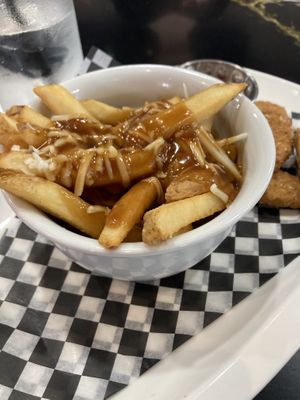 Mini vegan poutine   at MELTwich - Lakeshore Rd in Mississauga