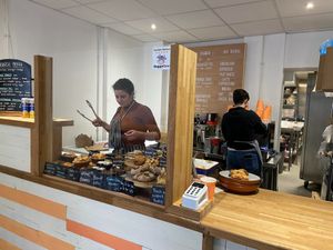  at The Pie Box Cafe in Cardiff