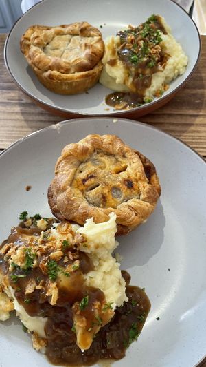   at The Pie Box Cafe in Cardiff