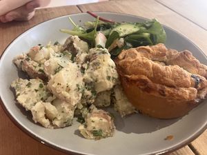   at The Pie Box Cafe in Cardiff