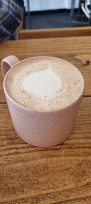 Chai latte at The Pie Box Cafe in Cardiff