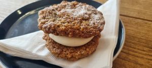 Cinnamon biscuit at The Pie Box Cafe in Cardiff