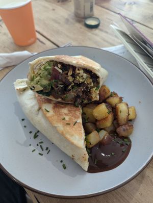  at The Pie Box Cafe in Cardiff