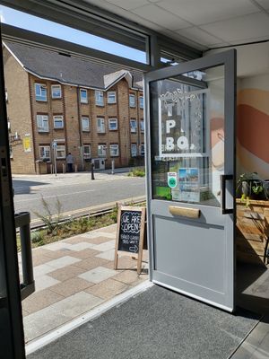 The pie box at The Pie Box Cafe in Cardiff
