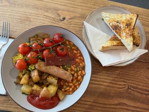   at The Pie Box Cafe in Cardiff