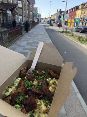   at The Pie Box Cafe in Cardiff