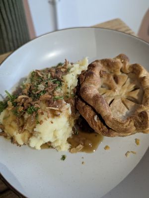  at The Pie Box Cafe in Cardiff