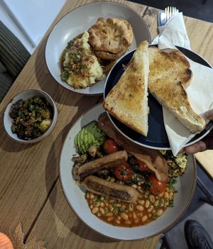  at The Pie Box Cafe in Cardiff