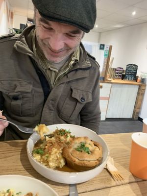   at The Pie Box Cafe in Cardiff