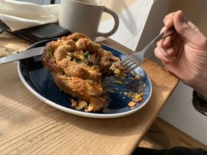   at The Pie Box Cafe in Cardiff