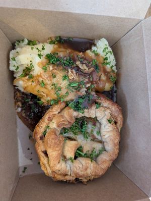  at The Pie Box Cafe in Cardiff