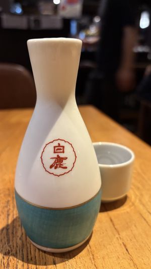 House cold sake  at Kura Kura Japanese Dining in Haymarket