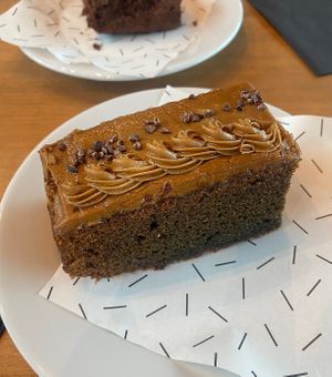 Vegan Coffee Cake  at The Refectory in Norwich