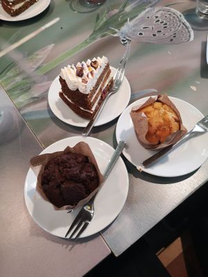 vegan cake !!!  at Parkrestaurant De Hoge Veluwe in Otterlo