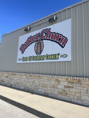 Great salad bar here - really fresh and lots of vegan options.   at Butter Churn Restaurant in Aransas Pass