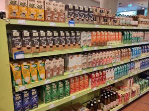 Pflanzendrinks at Alnatura Super Natur Markt in Heidelberg